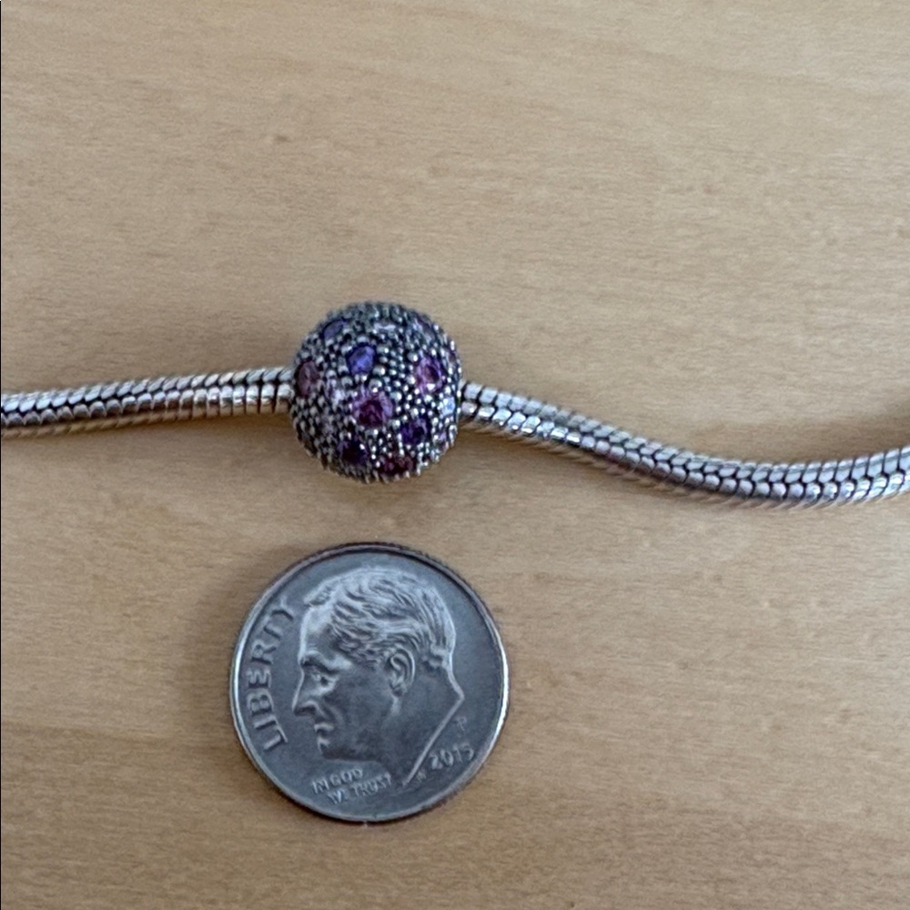 Pandora Cosmic Stars Clip with Purple and Pink - Picture 6 of 8